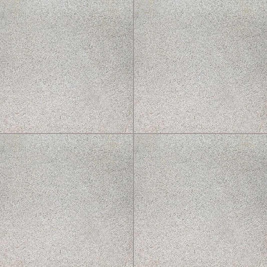 White Mist Granite natural stone pavers, close up product view showing color and texture