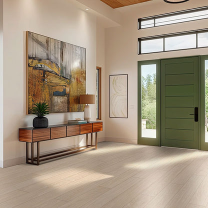 Whitehill Ashwood porcelain tile shown in a finished room, scene 4