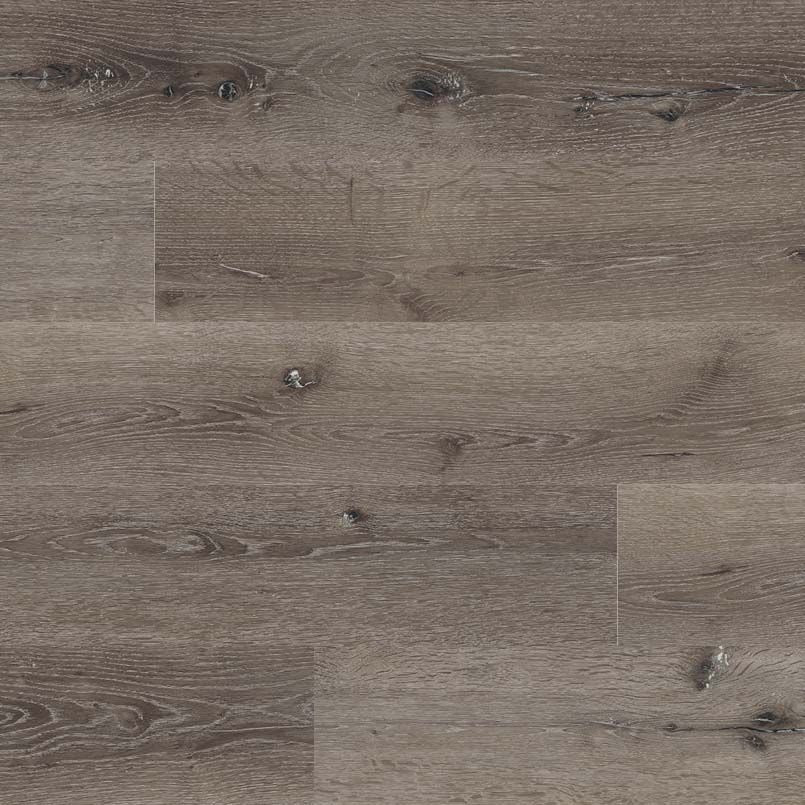 Wilmont Charcoal Oak glue down luxury vinyl plank flooring, top down plank view