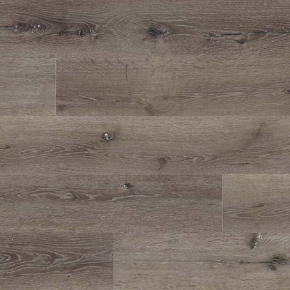 Wilmont Charcoal Oak glue down luxury vinyl plank flooring, top down plank view