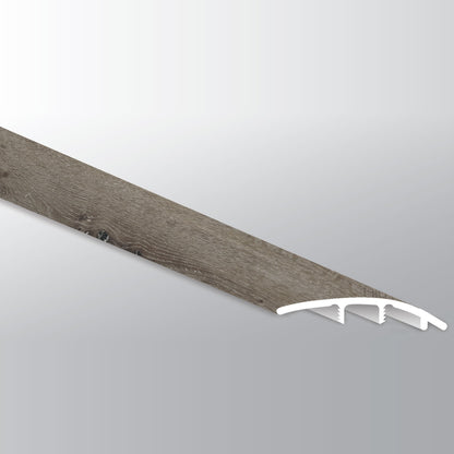 Wilmont Charcoal Oak reducer trim for glue down luxury vinyl flooring