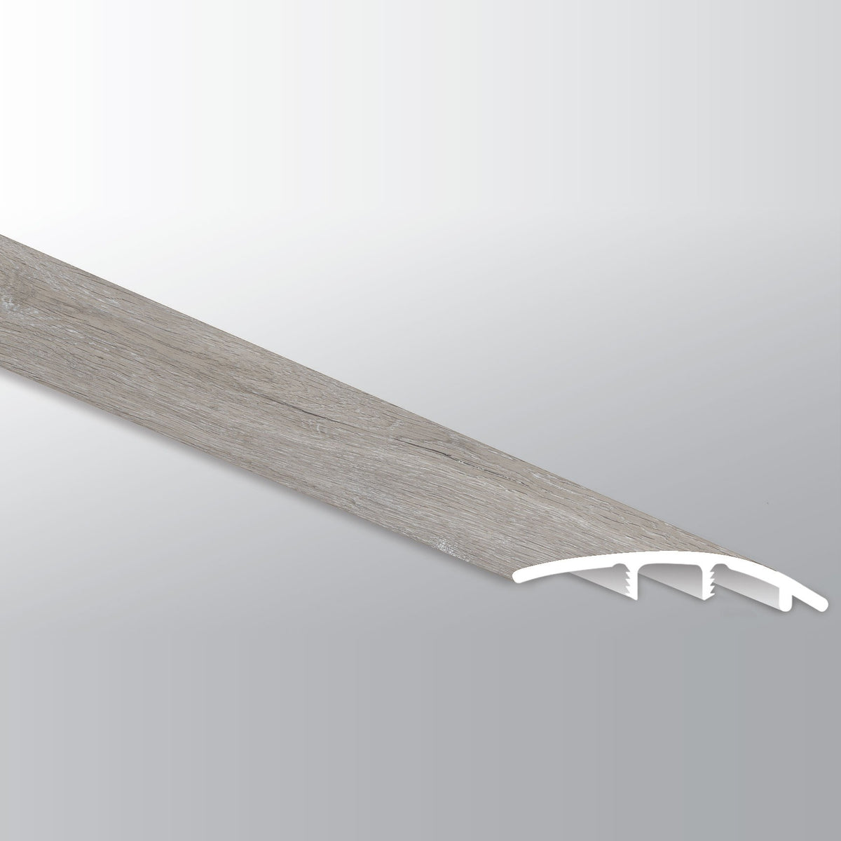 Wilmont Elmwood Ash reducer trim for glue down luxury vinyl flooring