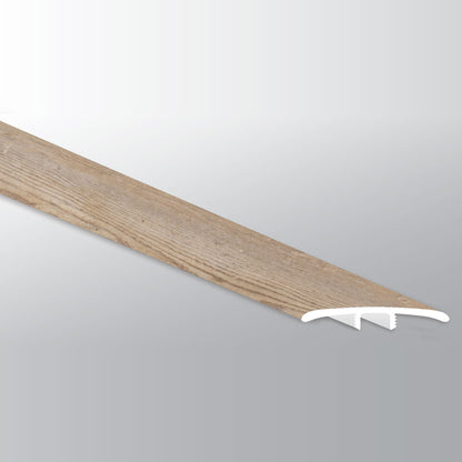 Wilmont Lime Washed Oak T-molding trim for glue down luxury vinyl flooring