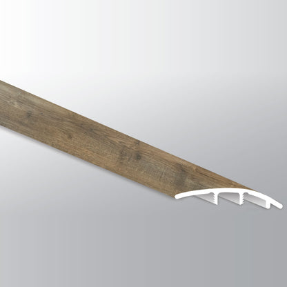Wilmont Reclaimed Oak reducer trim for glue down luxury vinyl flooring