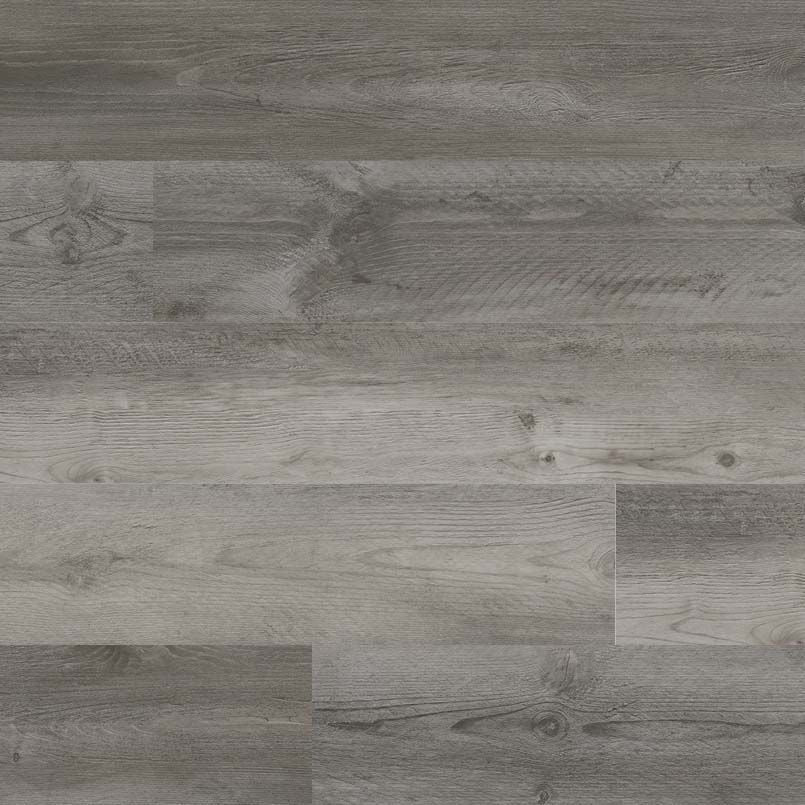 Wilmont Woodrift Gray glue down luxury vinyl plank flooring, top down plank view