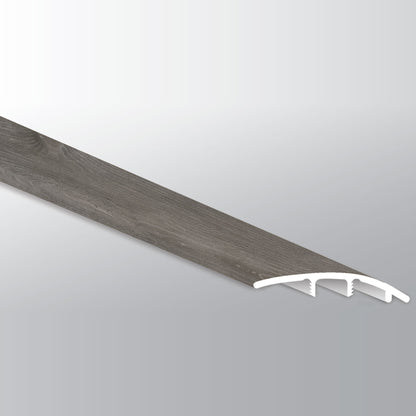 Wilmont Woodrift Gray reducer trim for glue down luxury vinyl flooring