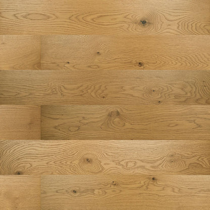 Woodhills Aura Gold Oak waterproof engineered wood flooring, top down plank view