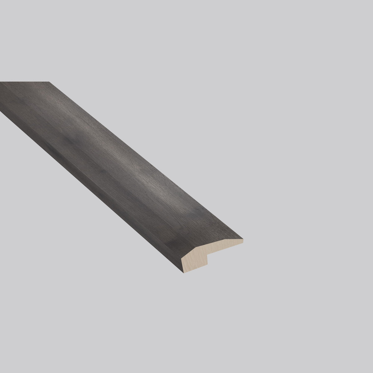 Brook Timber Hickory end cap trim, matching Woodhills Brook Timber Hickory waterproof engineered wood