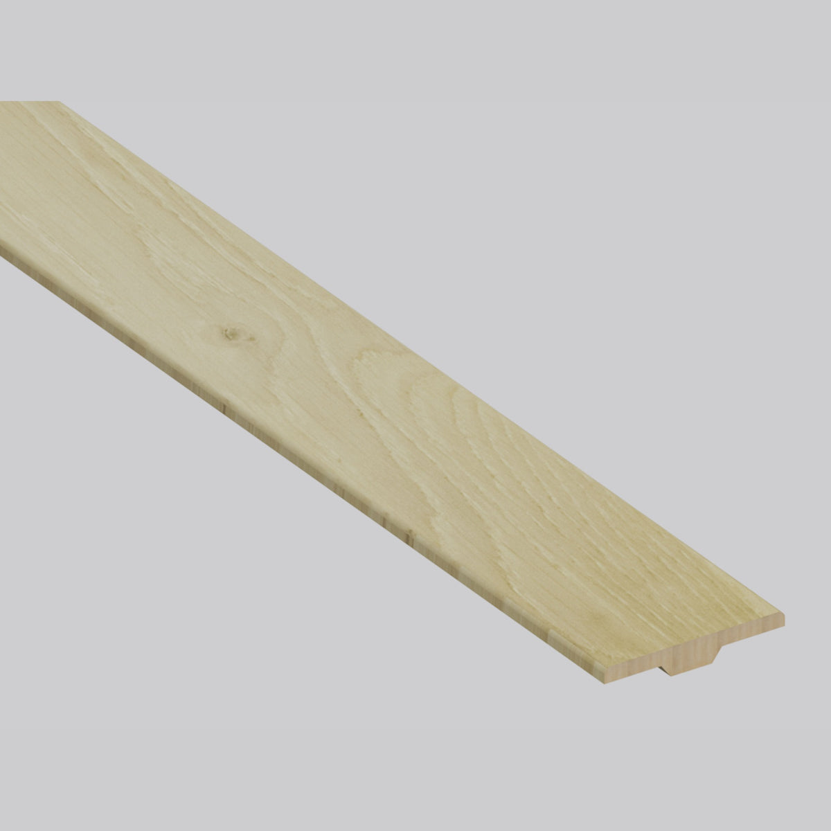 Coral Ash Oak T-molding trim, matching Woodhills Coral Ash Oak waterproof engineered wood