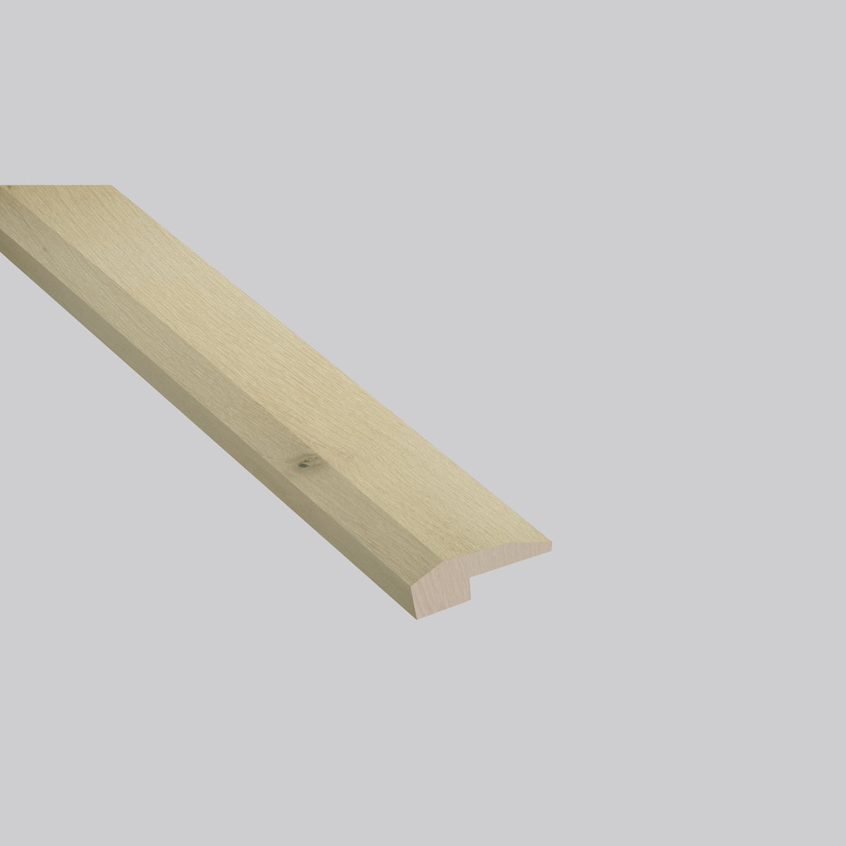 Coral Ash Oak end cap trim, matching Woodhills Coral Ash Oak waterproof engineered wood