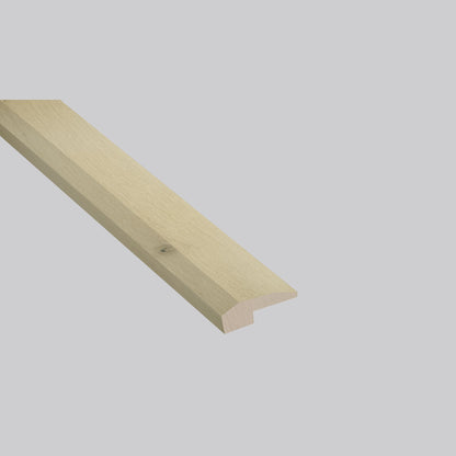 Coral Ash Oak end cap trim, matching Woodhills Coral Ash Oak waterproof engineered wood