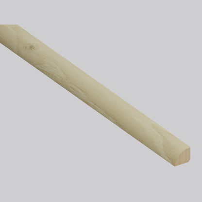 Coral Ash Oak quarter round trim, matching Woodhills Coral Ash Oak waterproof engineered wood