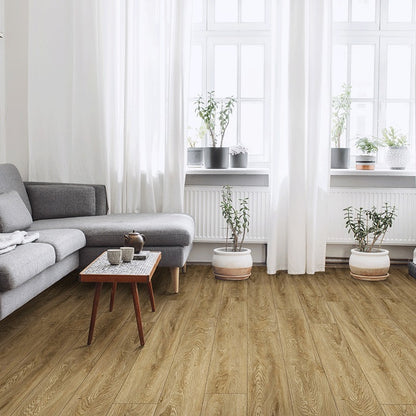 XL Ashton Colston Park SPC rigid core vinyl flooring shown in a furnished room