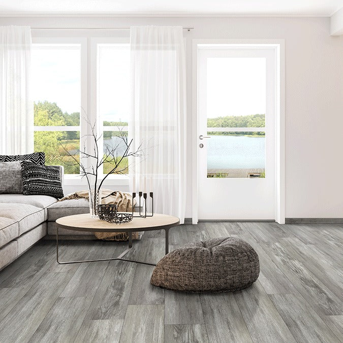XL Ashton Loton Hill SPC rigid core vinyl flooring shown in a furnished room