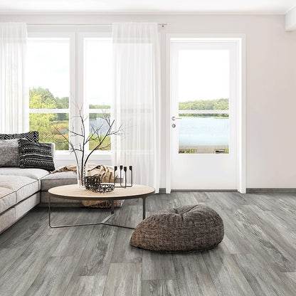 XL Ashton Loton Hill SPC rigid core vinyl flooring shown in a furnished room