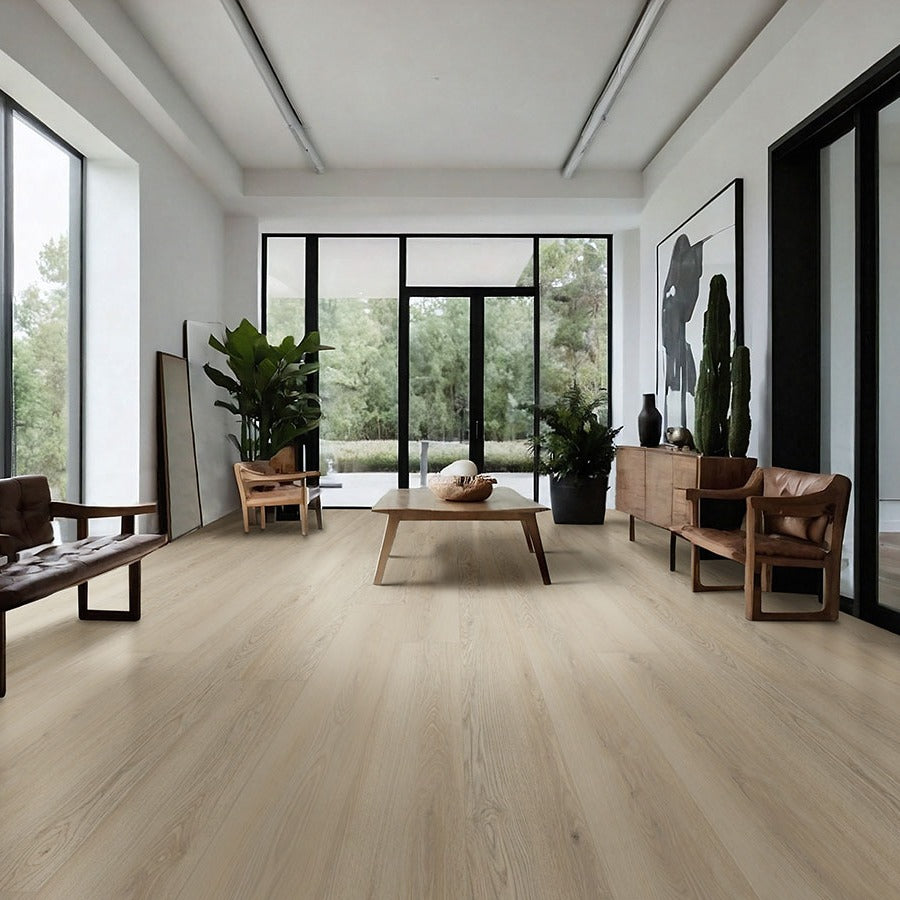 XL Cyrus Austell Grove SPC rigid core vinyl flooring shown in a furnished room