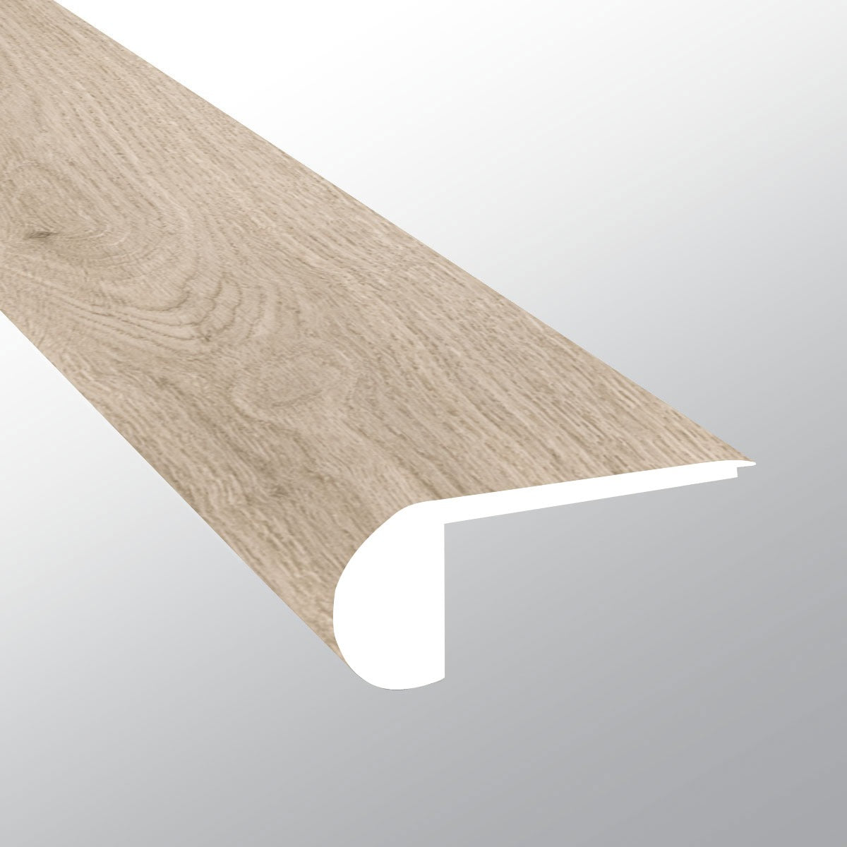 XL Cyrus Austell Grove round flush stair nose trim for SPC rigid core vinyl flooring