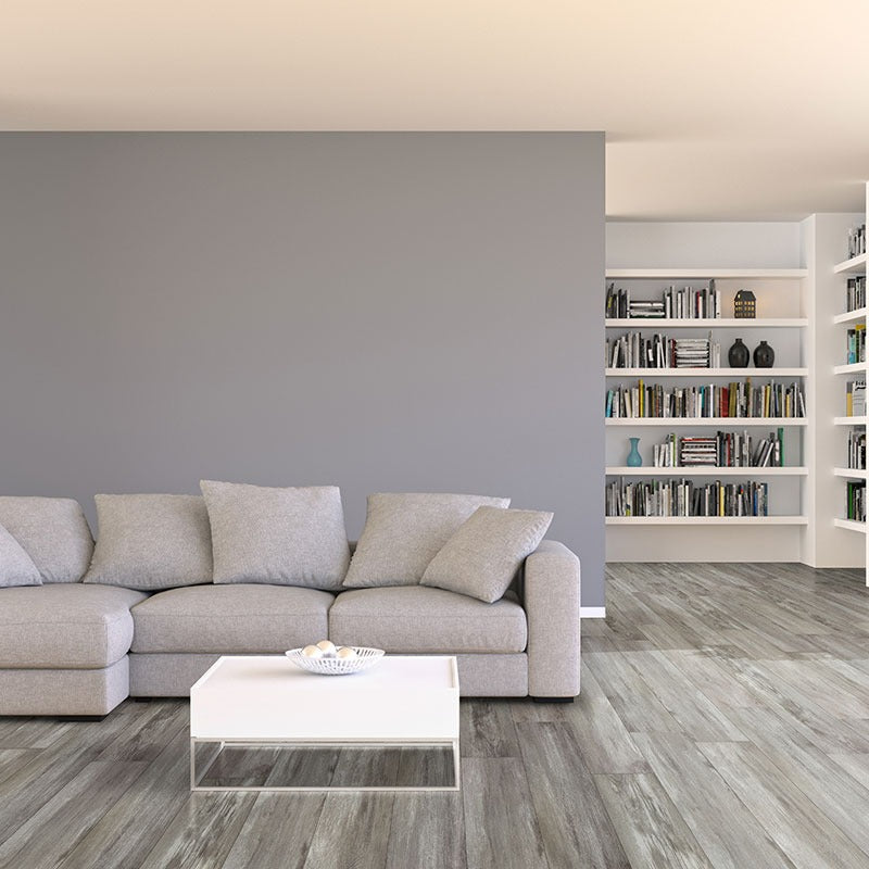 XL Cyrus Draven SPC rigid core vinyl flooring shown in a furnished room