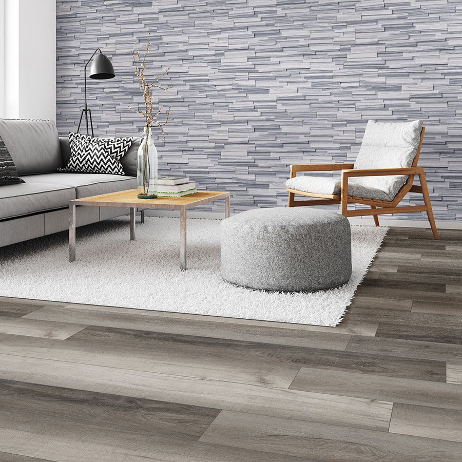 XL Cyrus Draven SPC rigid core vinyl flooring shown in a furnished room