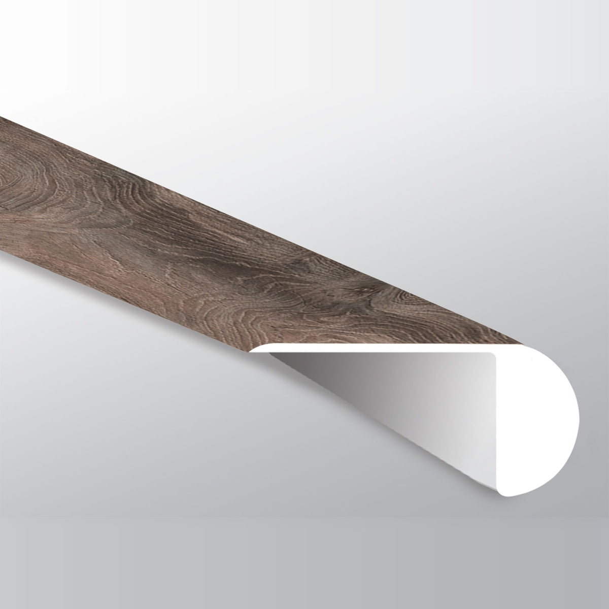 XL Cyrus Draven round overlapping stair nose trim for SPC rigid core vinyl flooring