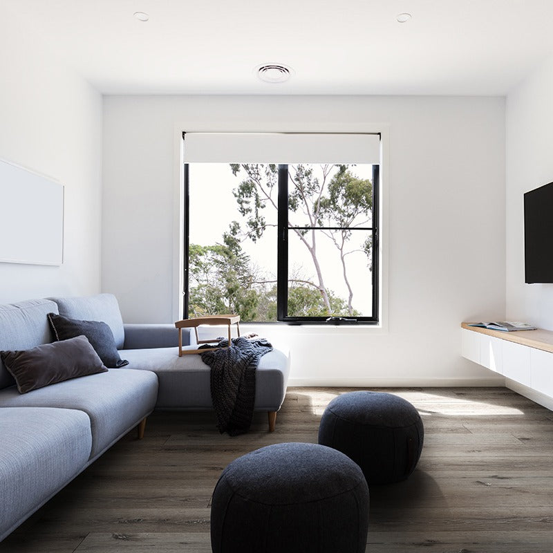 XL Cyrus Ludlow SPC rigid core vinyl flooring shown in a furnished room
