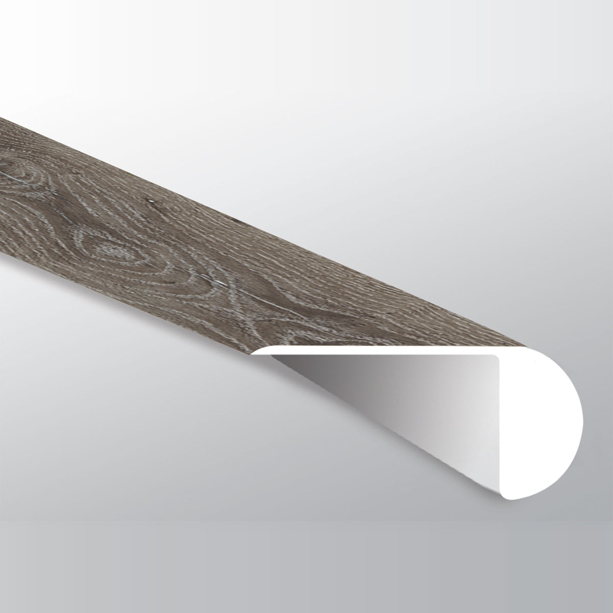 XL Cyrus Ludlow round overlapping stair nose trim for SPC rigid core vinyl flooring