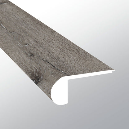 XL Cyrus Ludlow round flush stair nose trim for SPC rigid core vinyl flooring