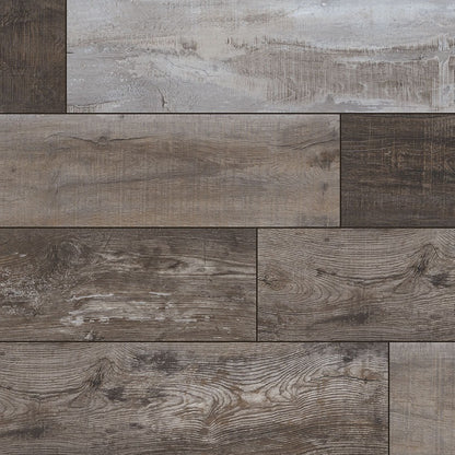 XL Cyrus Weathered Brina SPC rigid core vinyl plank flooring, top down plank view