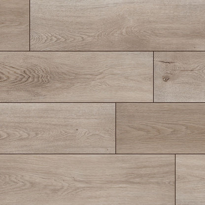 XL Cyrus Whitfield Gray SPC rigid core vinyl plank flooring, top down plank view