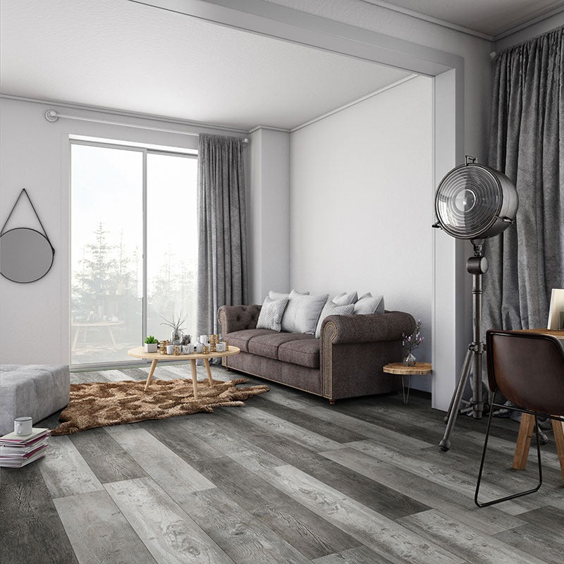 XL Prescott Boswell SPC rigid core vinyl flooring shown in a furnished room