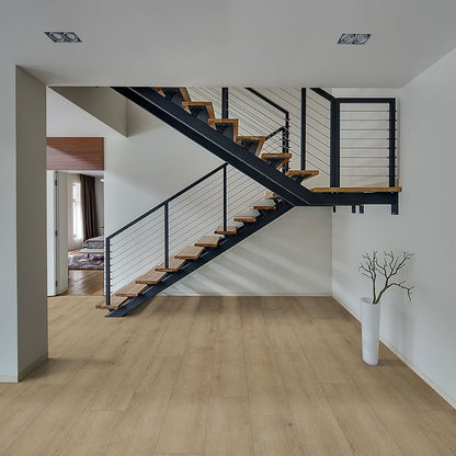 XL Prescott Chester Hills SPC rigid core vinyl flooring shown in a furnished room