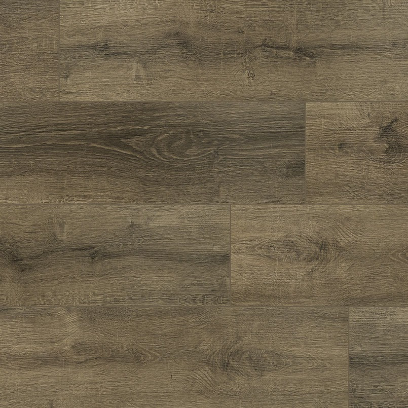 XL Prescott Walnut Waves SPC rigid core vinyl plank flooring, top down plank view