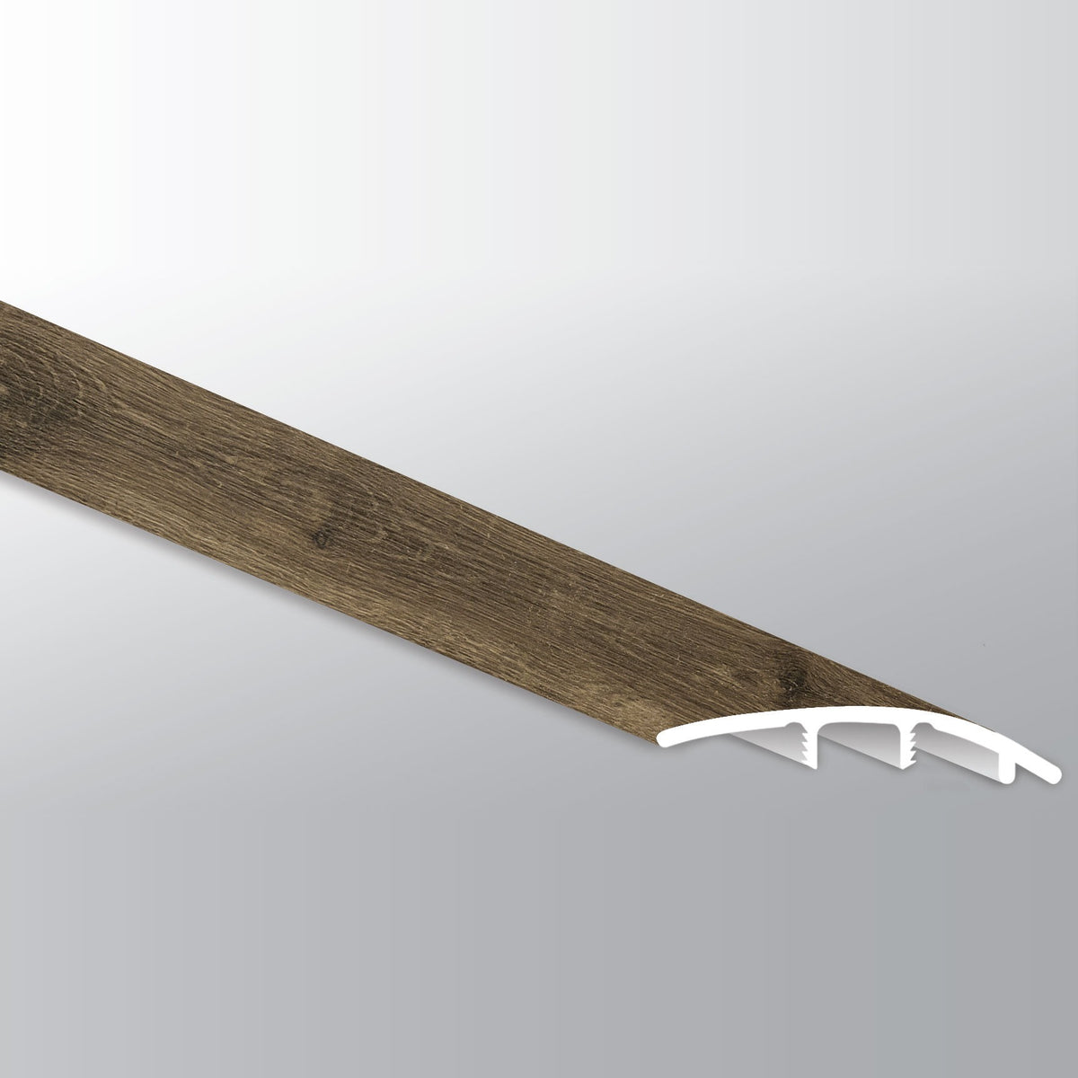 XL Prescott Walnut Waves reducer trim for SPC rigid core vinyl flooring