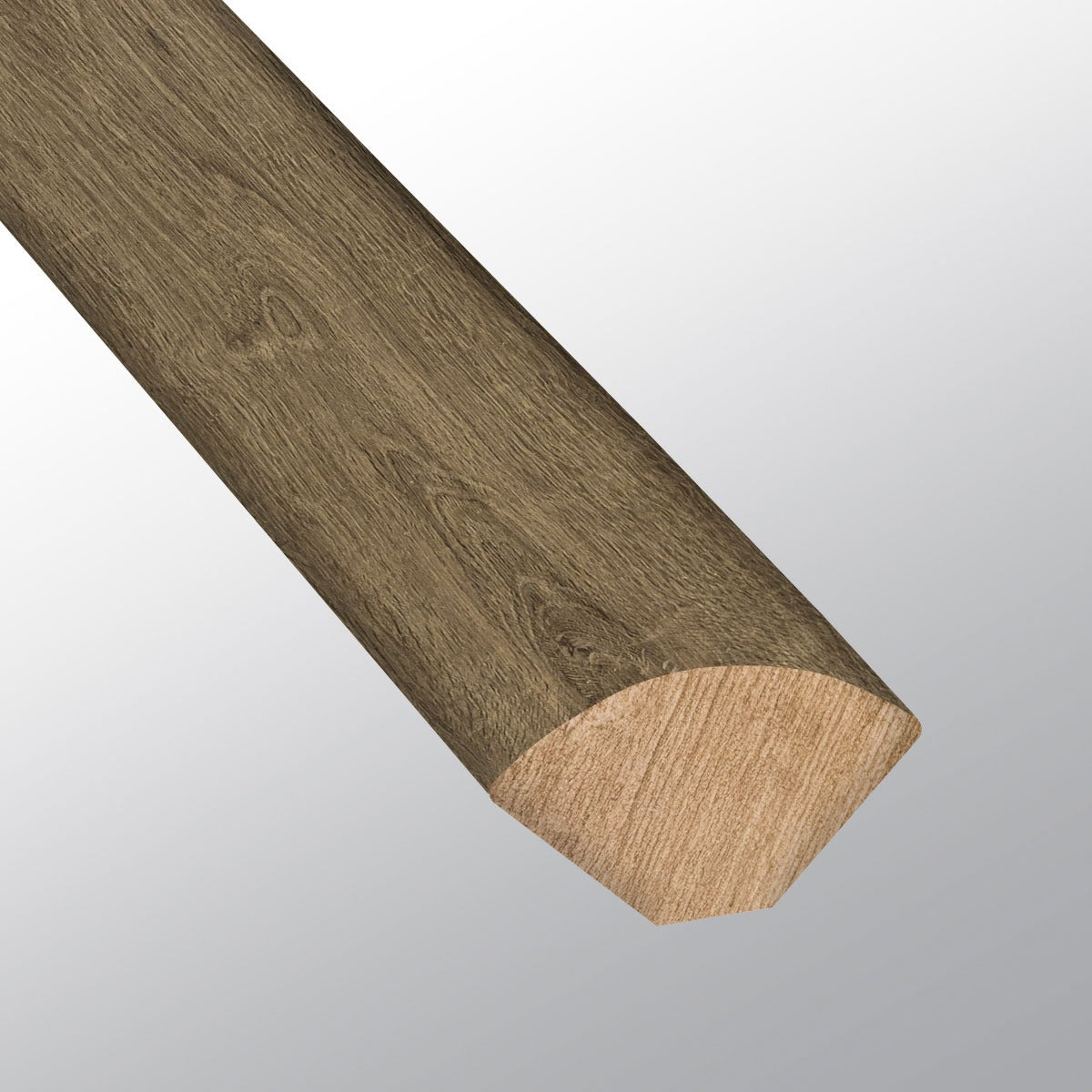 XL Prescott Walnut Waves quarter round trim for SPC rigid core vinyl flooring