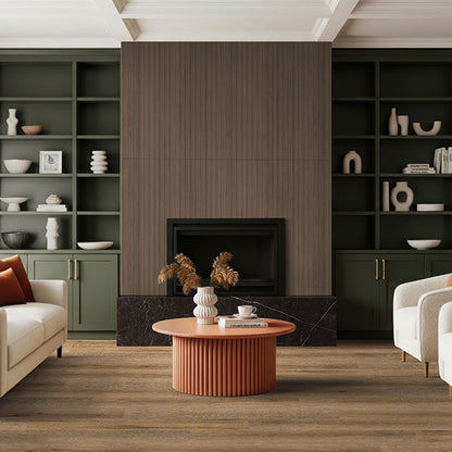 XL Studio Malden SPC rigid core vinyl flooring installed in a living room