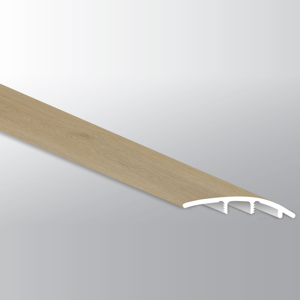 XL Studio Quillian multi purpose T-molding and reducer trim for SPC rigid core vinyl flooring