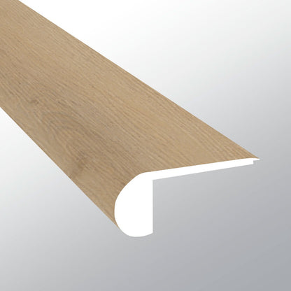 XL Studio Quillian round flush stair nose trim for SPC rigid core vinyl flooring
