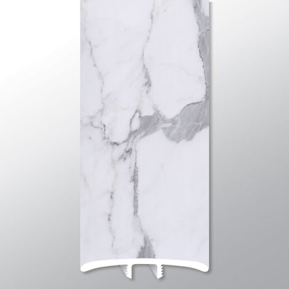 XL Trecento Calacatta Legend T-molding trim for SPC rigid core vinyl flooring