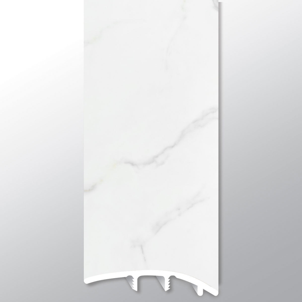 XL Trecento Calacatta Marbello reducer trim for SPC rigid core vinyl flooring