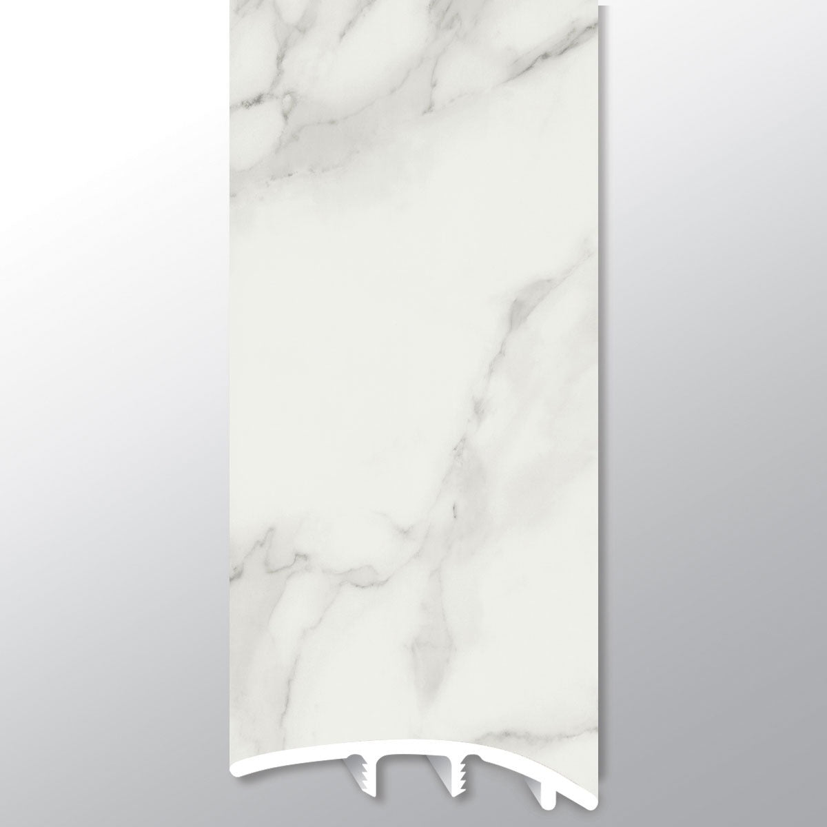 XL Trecento Calacatta Venosa Gold reducer trim for SPC rigid core vinyl flooring