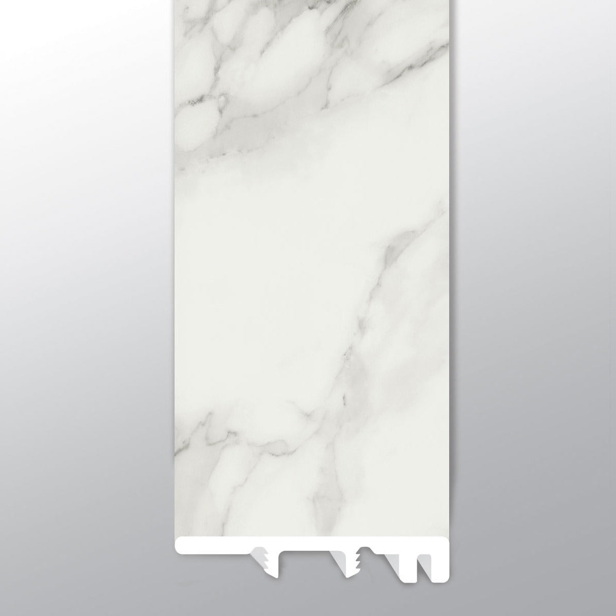XL Trecento Calacatta Venosa Gold end cap trim for SPC rigid core vinyl flooring