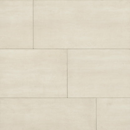 XL Trecento Ivorelle SPC rigid core vinyl tile flooring, top down tile view