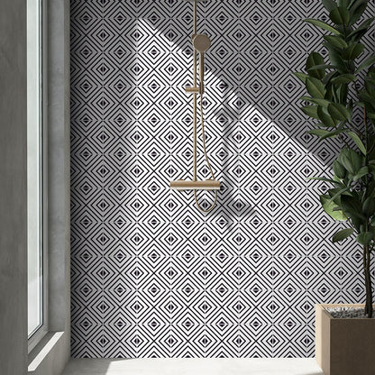 Zaria Modena porcelain tile shown in a finished room