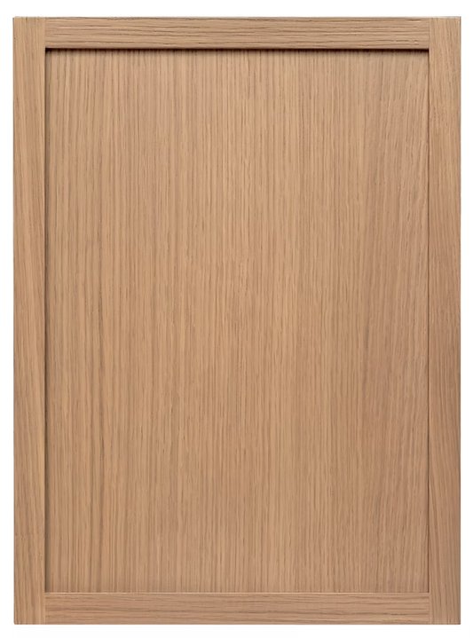 MUL-Frameless Slim Shaker Silken White Oak