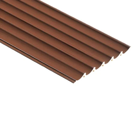 Narrow Fluted WPC Interior Decorative Wall Panel, metallic finish for interior wall cladding