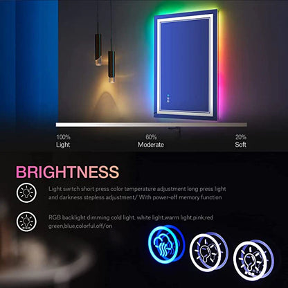 Iris LED Mirror