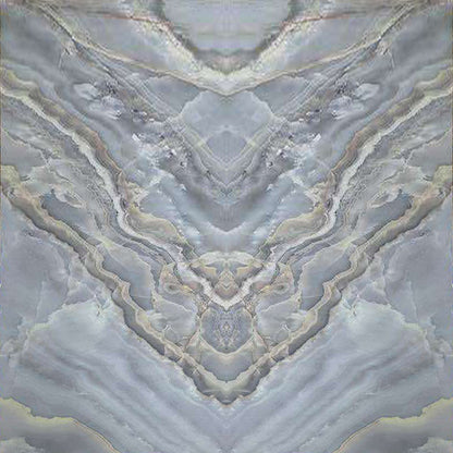 Onyx White Bookmatch PVC Shower / Interior Decorative Wall Panel