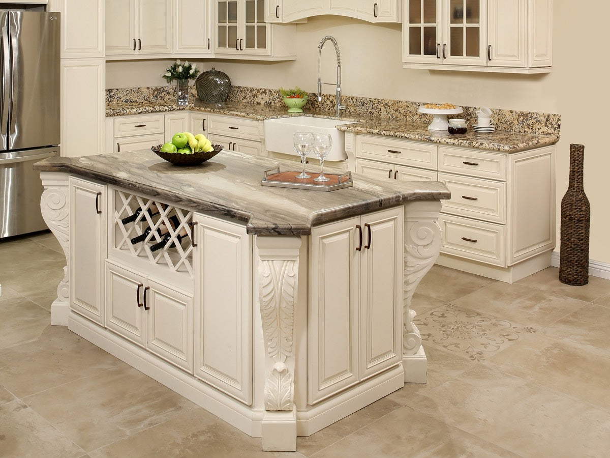 PW-Antique White Raised Panel
