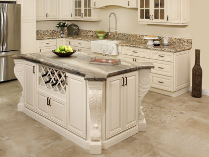 PW-Antique White Raised Panel