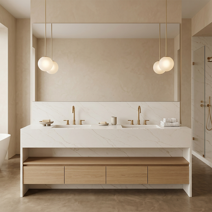 PF-Enspire Calacatta Ivory Quartz Slab